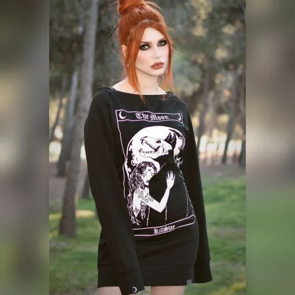 Killstar Wolf Moon Pullover Sweater 💫 HOST PICK - Picture 3 of 8